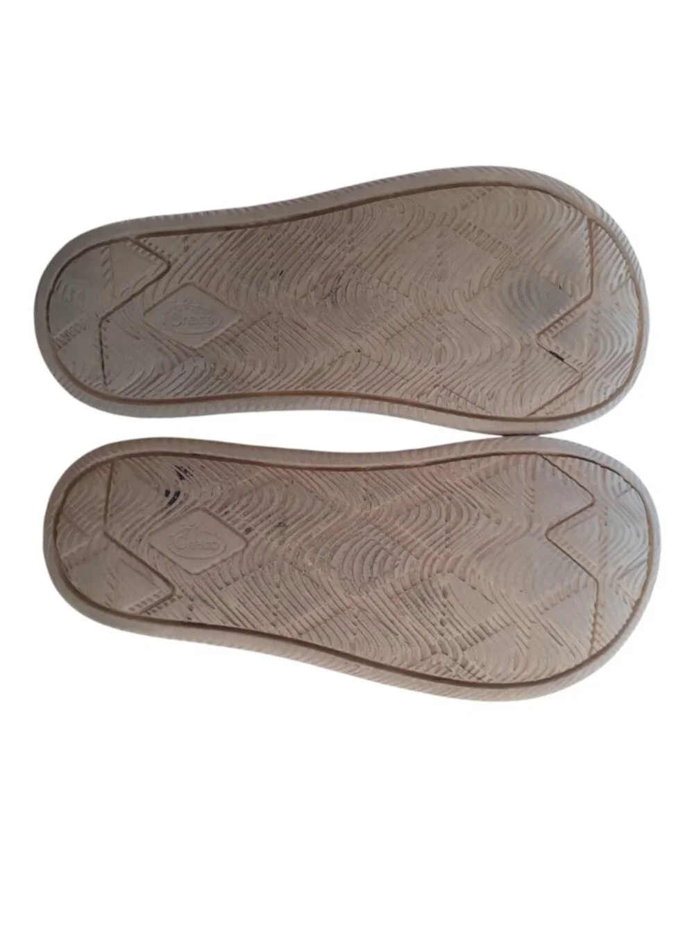 Chaco Womens Chillos Slide Sandals Size 8 Beige Lightweight Adjustable Straps - Picture 4 of 4